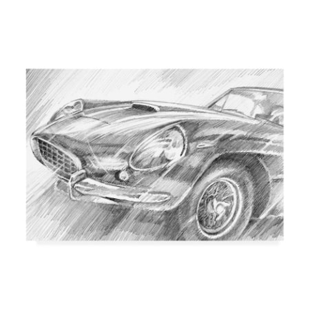 Ethan Harper 'Sports Car Study Ii' Canvas Art,22x32